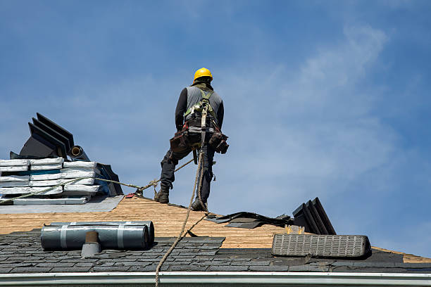 Professional Roofing technician working in Modena, NY